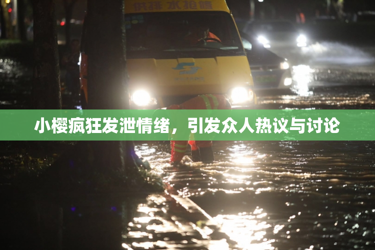 小樱疯狂发泄情绪，引发众人热议与讨论