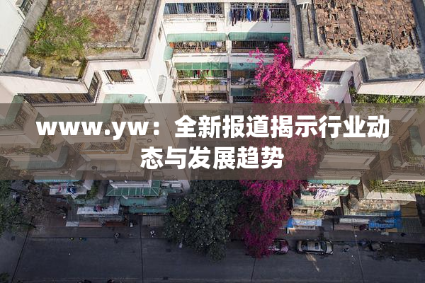 www.yw：全新报道揭示行业动态与发展趋势