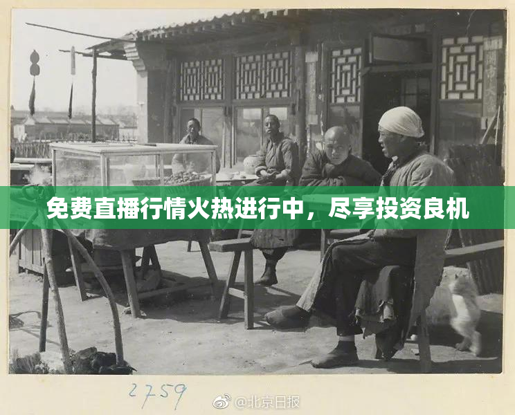 免费直播行情火热进行中，尽享投资良机