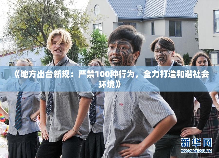 《地方出台新规：严禁100种行为，全力打造和谐社会环境》