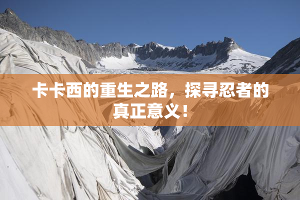 卡卡西的重生之路，探寻忍者的真正意义！