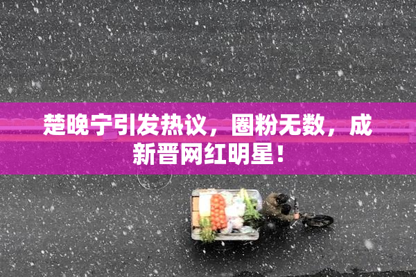 楚晚宁引发热议，圈粉无数，成新晋网红明星！