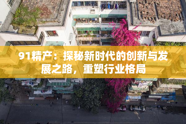 91精产：探秘新时代的创新与发展之路，重塑行业格局