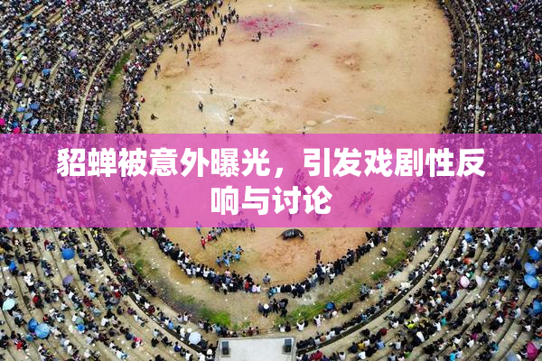 貂蝉被意外曝光，引发戏剧性反响与讨论