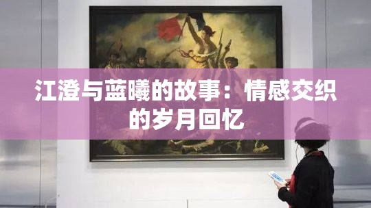 江澄与蓝曦的故事：情感交织的岁月回忆