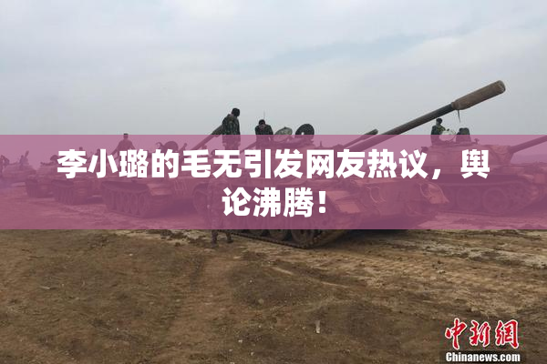 李小璐的毛无引发网友热议，舆论沸腾！