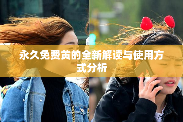 永久免费黄的全新解读与使用方式分析