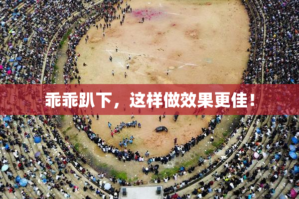 乖乖趴下，这样做效果更佳！