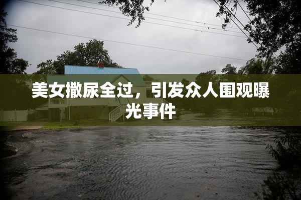 美女撒尿全过，引发众人围观曝光事件