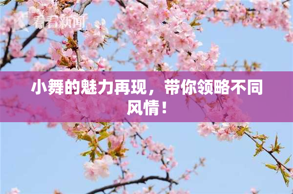 小舞的魅力再现，带你领略不同风情！