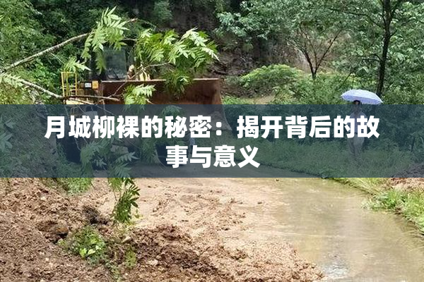 月城柳裸的秘密：揭开背后的故事与意义