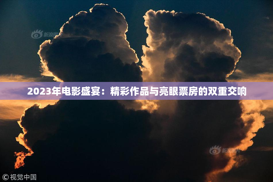 2023年电影盛宴：精彩作品与亮眼票房的双重交响