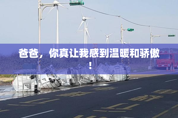 爸爸，你真让我感到温暖和骄傲！
