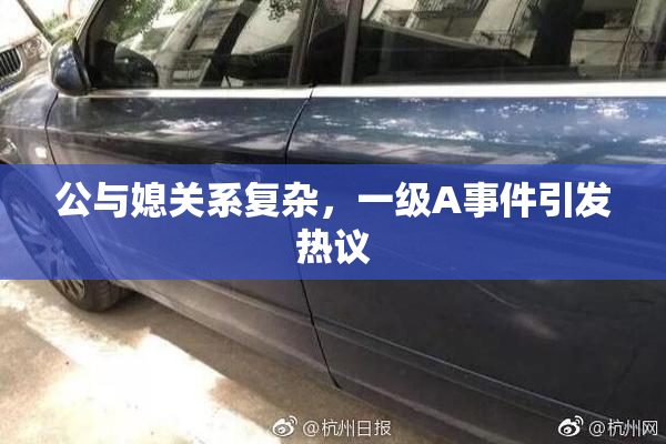 公与媳关系复杂，一级A事件引发热议