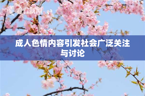 成人色情内容引发社会广泛关注与讨论