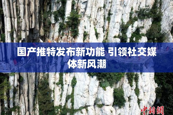 国产推特发布新功能 引领社交媒体新风潮