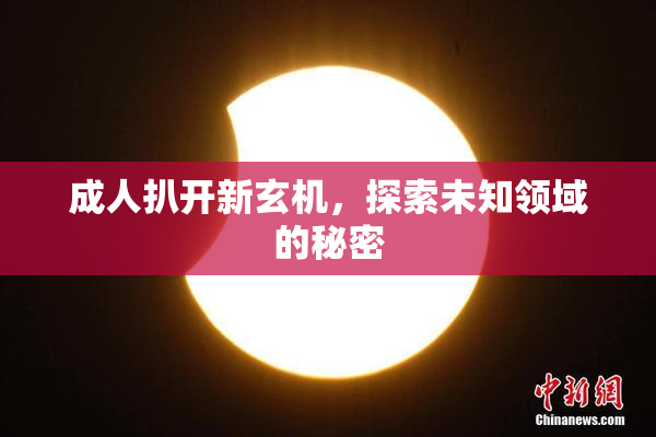 成人扒开新玄机，探索未知领域的秘密