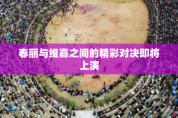 春丽与维嘉之间的精彩对决即将上演