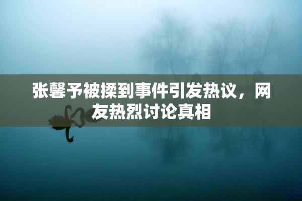 张馨予被揉到事件引发热议，网友热烈讨论真相