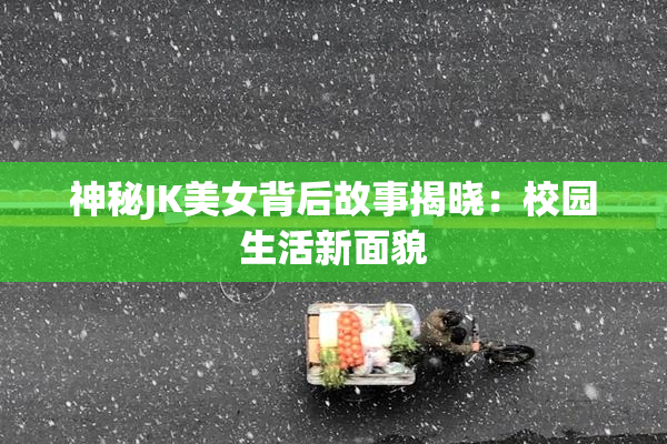 神秘JK美女背后故事揭晓：校园生活新面貌