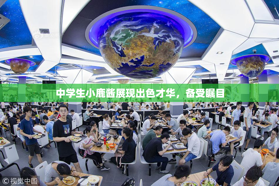 中学生小鹿酱展现出色才华，备受瞩目