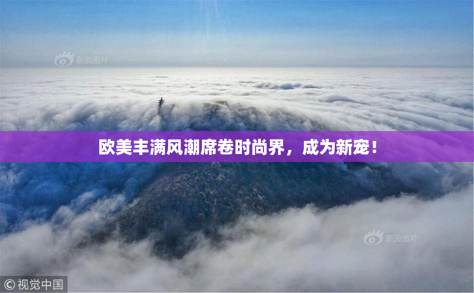 欧美丰满风潮席卷时尚界，成为新宠！
