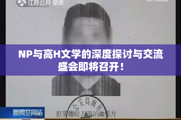 NP与高H文学的深度探讨与交流盛会即将召开！