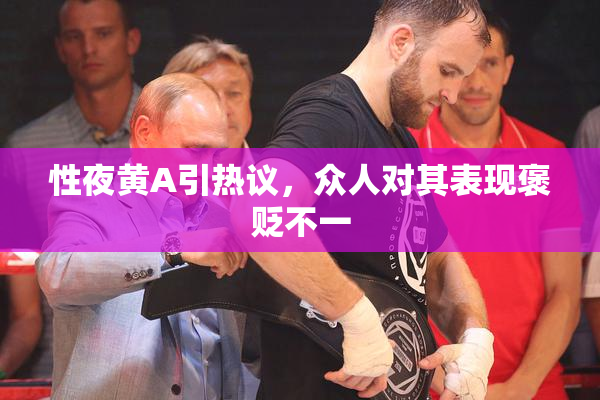 性夜黄A引热议，众人对其表现褒贬不一