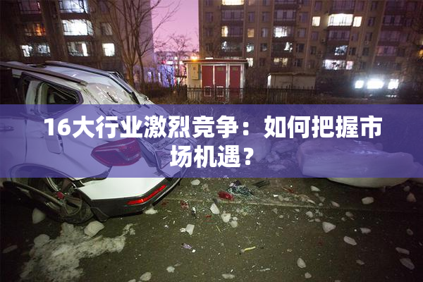 16大行业激烈竞争：如何把握市场机遇？