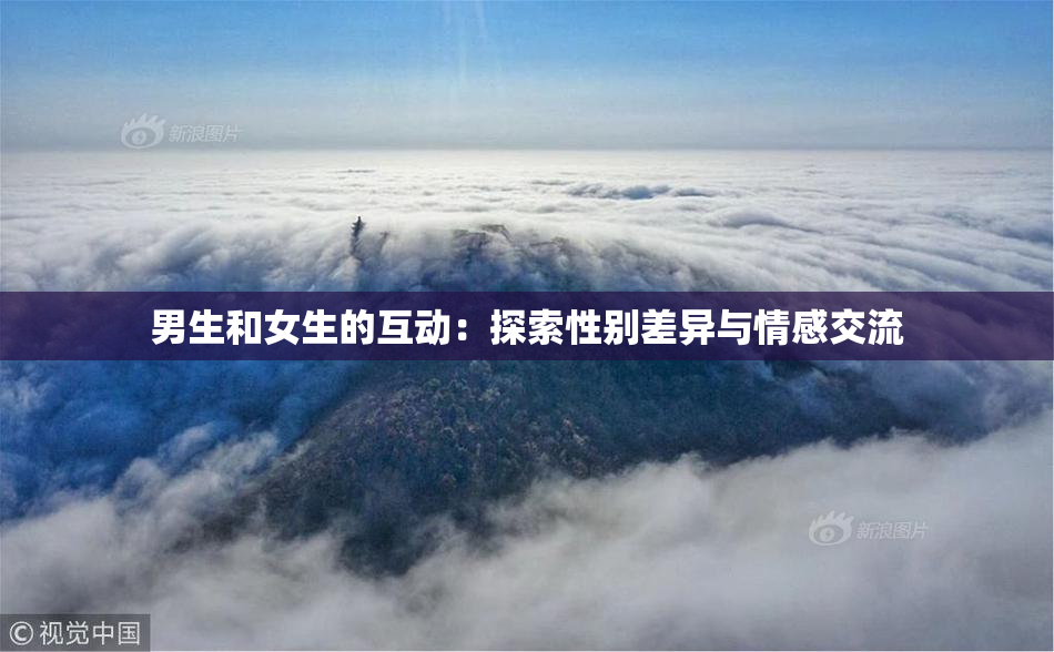 男生和女生的互动：探索性别差异与情感交流