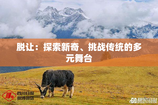 脱让：探索新奇、挑战传统的多元舞台