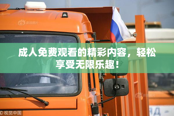 成人免费观看的精彩内容，轻松享受无限乐趣！