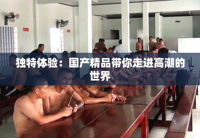 独特体验：国产精品带你走进高潮的世界