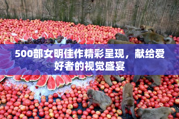 500部女明佳作精彩呈现，献给爱好者的视觉盛宴