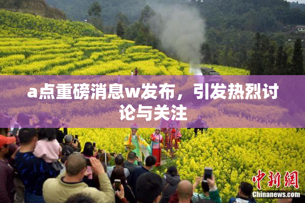 a点重磅消息w发布，引发热烈讨论与关注