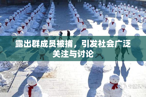 露出群成员被捕，引发社会广泛关注与讨论