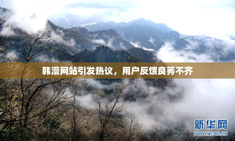 韩漫网站引发热议，用户反馈良莠不齐