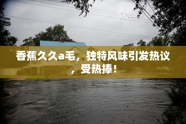 香蕉久久a毛，独特风味引发热议，受热捧！