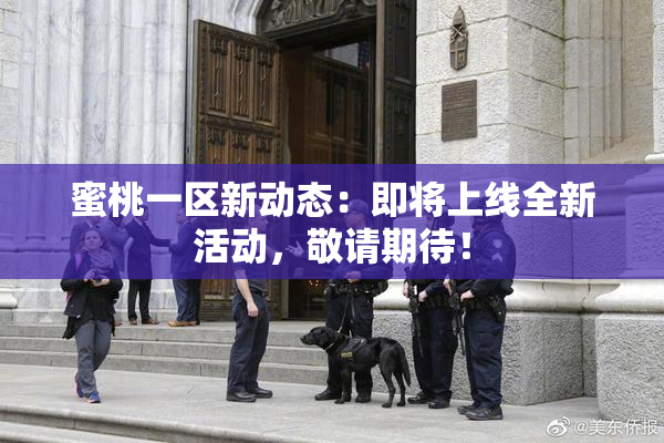 蜜桃一区新动态：即将上线全新活动，敬请期待！