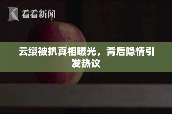 云缨被扒真相曝光，背后隐情引发热议