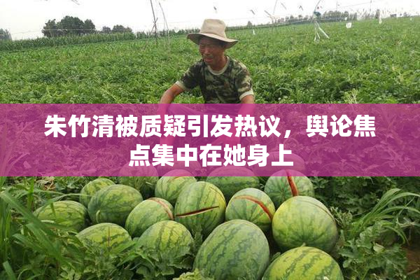 朱竹清被质疑引发热议，舆论焦点集中在她身上