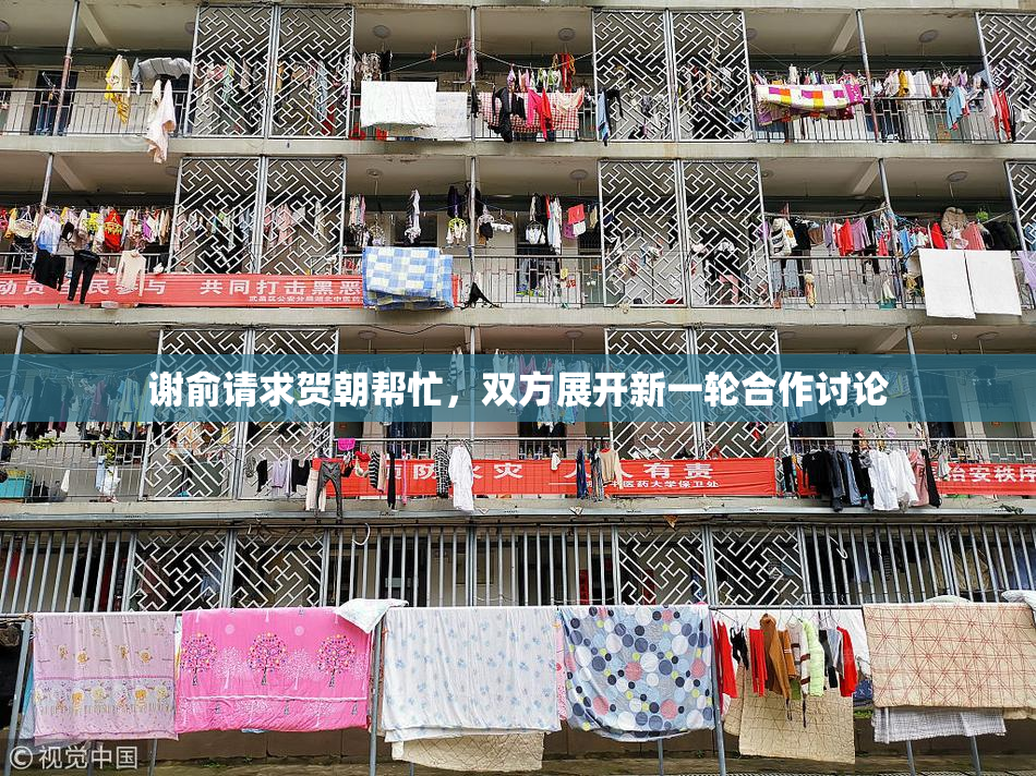 谢俞请求贺朝帮忙，双方展开新一轮合作讨论