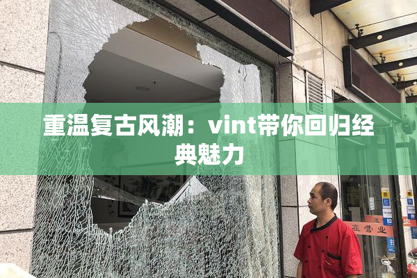 重温复古风潮：vint带你回归经典魅力