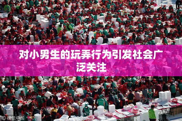 对小男生的玩弄行为引发社会广泛关注
