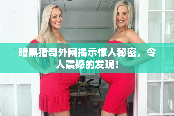 暗黑猎奇外网揭示惊人秘密，令人震撼的发现！