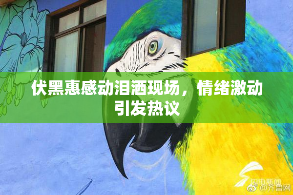 伏黑惠感动泪洒现场，情绪激动引发热议