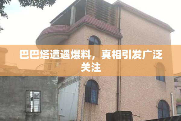巴巴塔遭遇爆料，真相引发广泛关注
