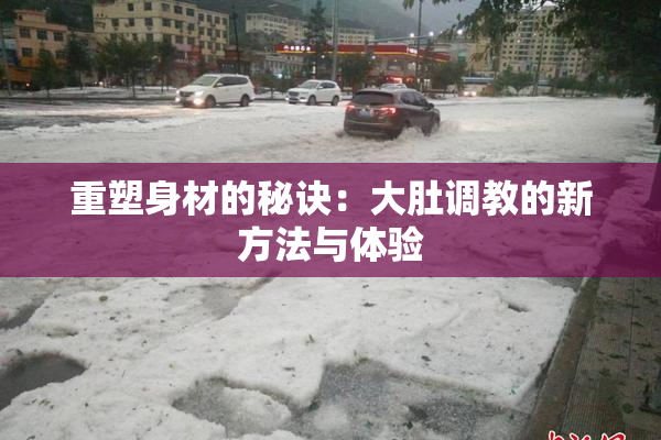 重塑身材的秘诀：大肚调教的新方法与体验