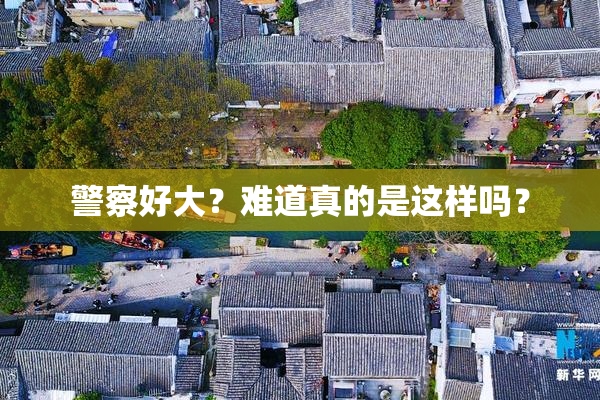 警察好大？难道真的是这样吗？