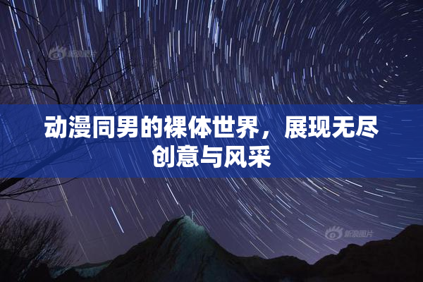 动漫同男的裸体世界，展现无尽创意与风采